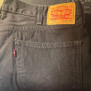 Levi's Men's Black Relaxed Jeans